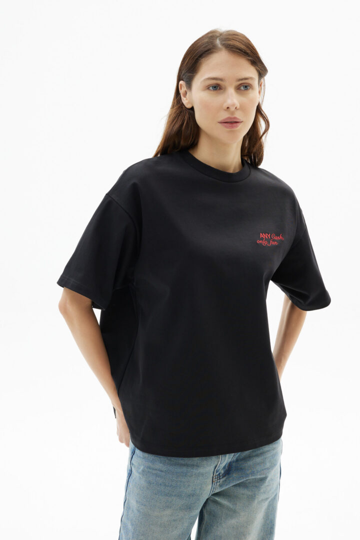 T-shirt black ANY Cash, only fun Black