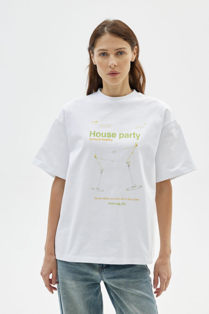 Футболка ANY House Party White